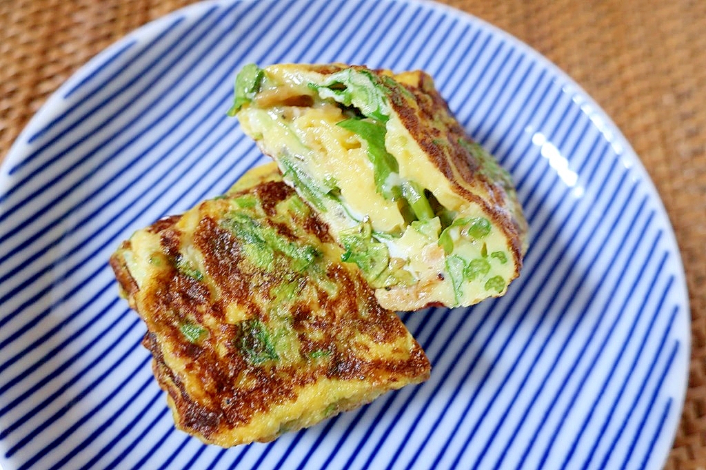 パクチー入り玉子焼き