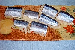 簡単♪秋刀魚の棒寿司
