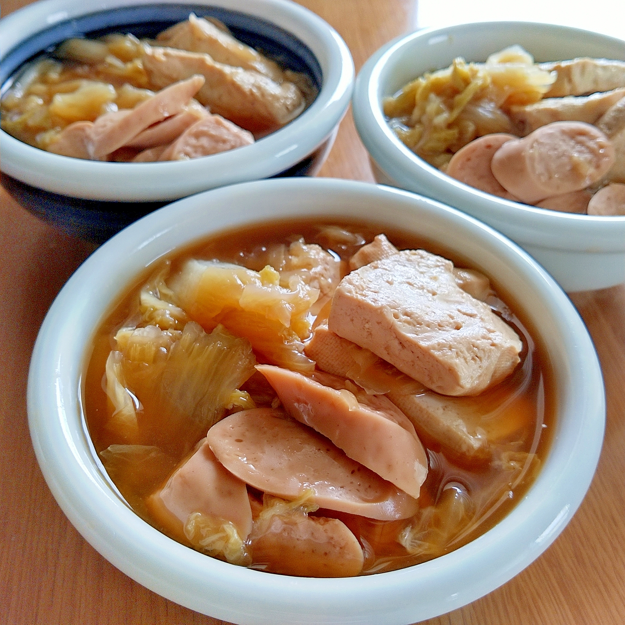 【圧力鍋】白菜と豆腐の煮物