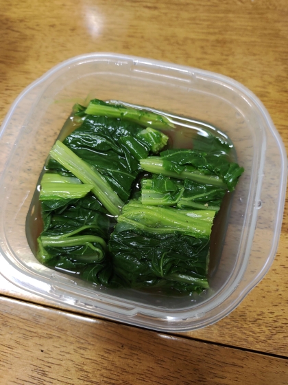 小松菜の　胡麻和え