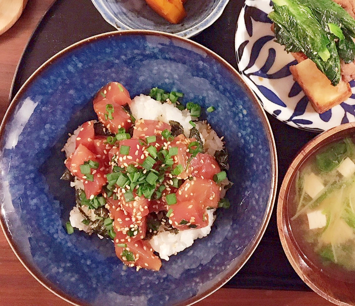 とろっとろのマグロユッケ丼