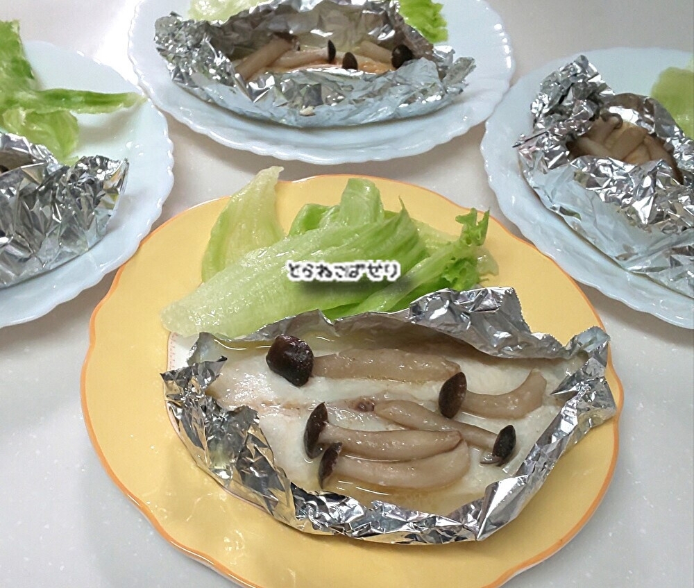 白身魚のホイル焼き