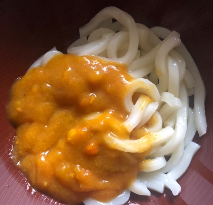 バレンタインに手作りカレーうどん