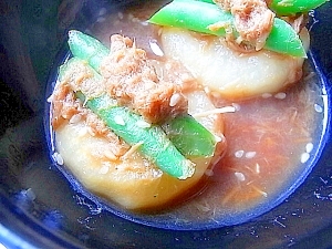大根といんげんの煮物