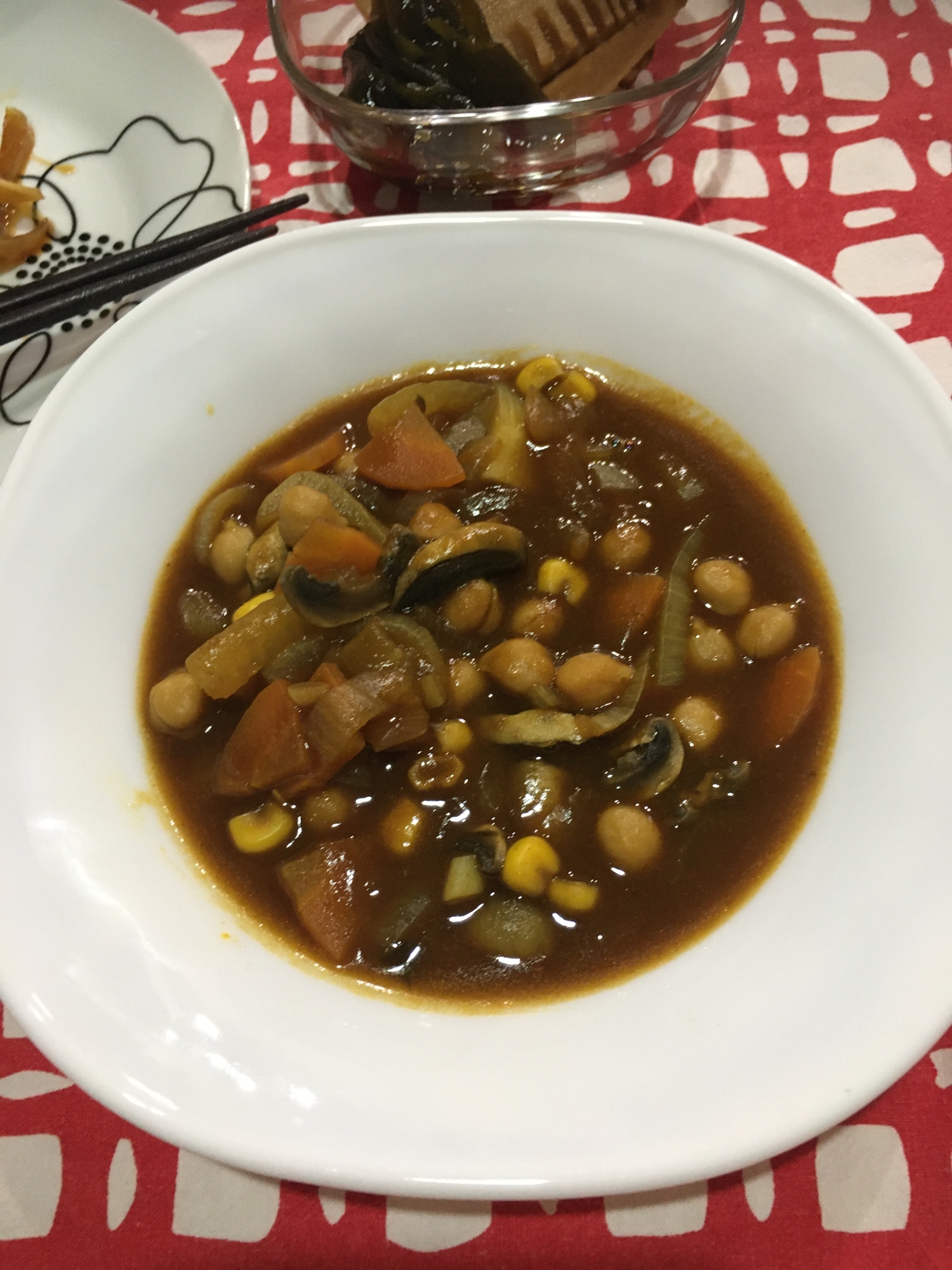 ひよこ豆のカレースープ