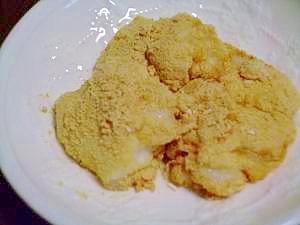 ワラビ餅風　きな粉のブランマンジェ