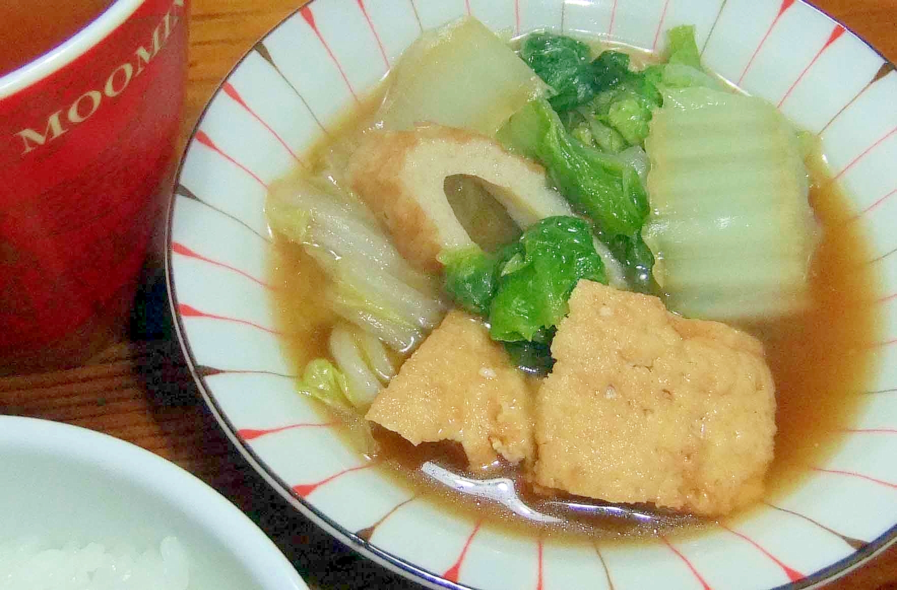 厚揚げと野菜の炊き合わせ　L