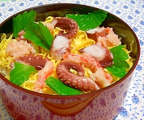 明石タコのちらし寿司 レシピ 作り方 By しおしお 楽天レシピ 明石タコのちらし寿司 レシピ 作り方 By しおしお 楽天レシピ