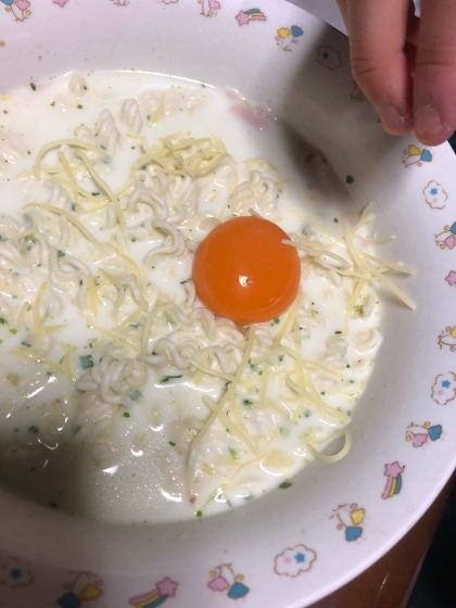 カルボナーラ味噌ラーメン♪