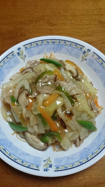 具たっぷり♪皿うどん