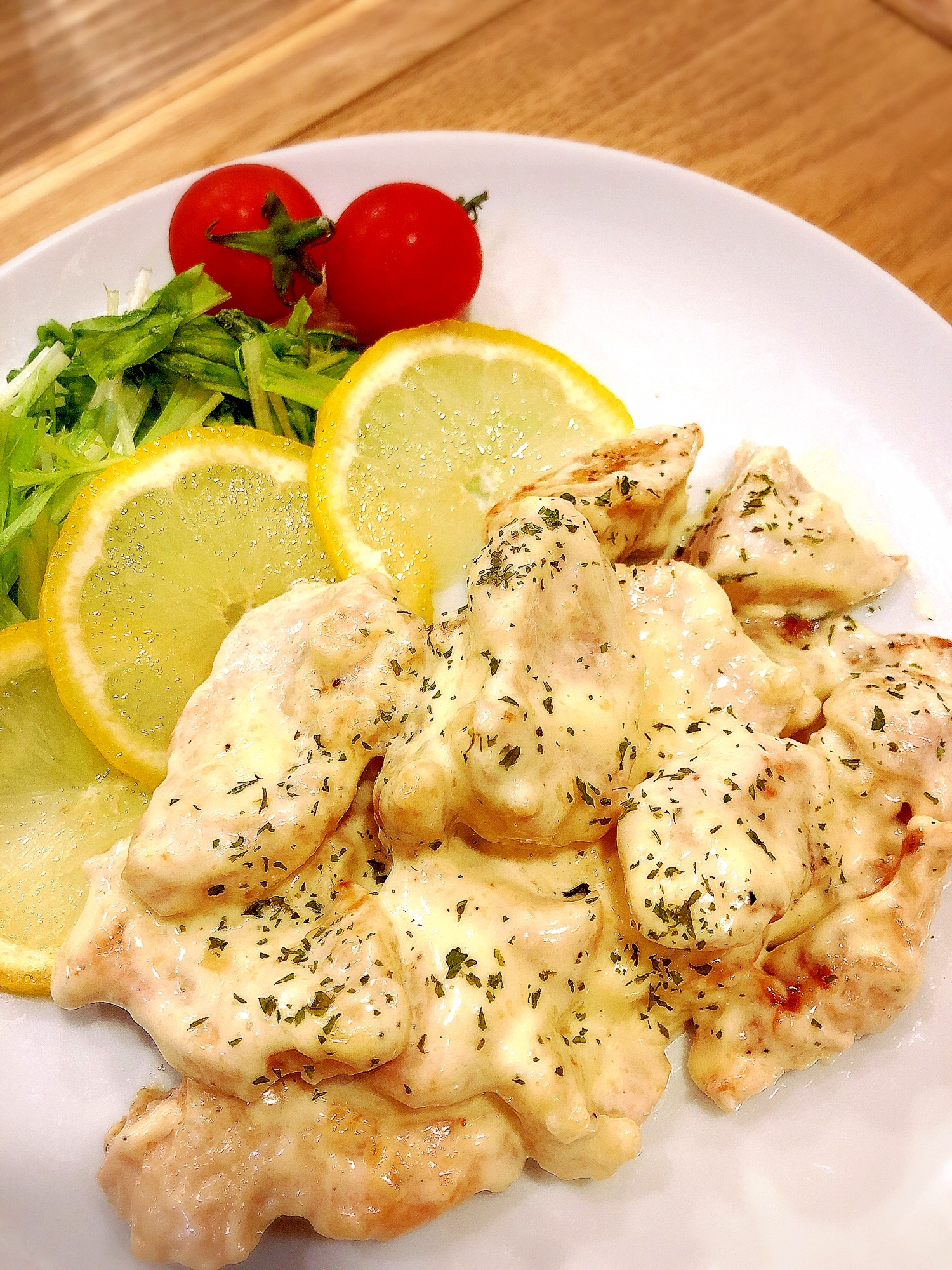 鶏むね肉のレモンマヨソース レシピ 作り方 By マッカロン 楽天レシピ