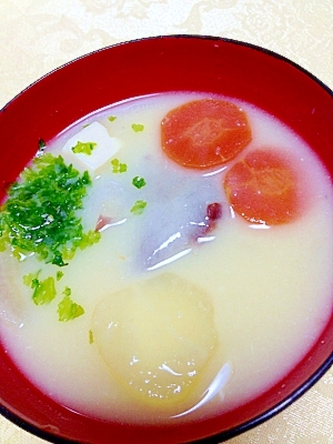 あん餅の雑煮 レシピ 作り方 By サラ11 楽天レシピ