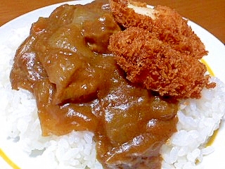 市販のトンカツを使って★カツカレー