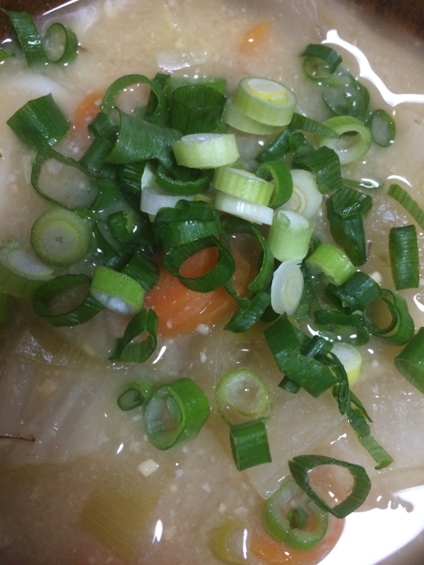 里芋団子のお味噌汁(❁・∀・❁)