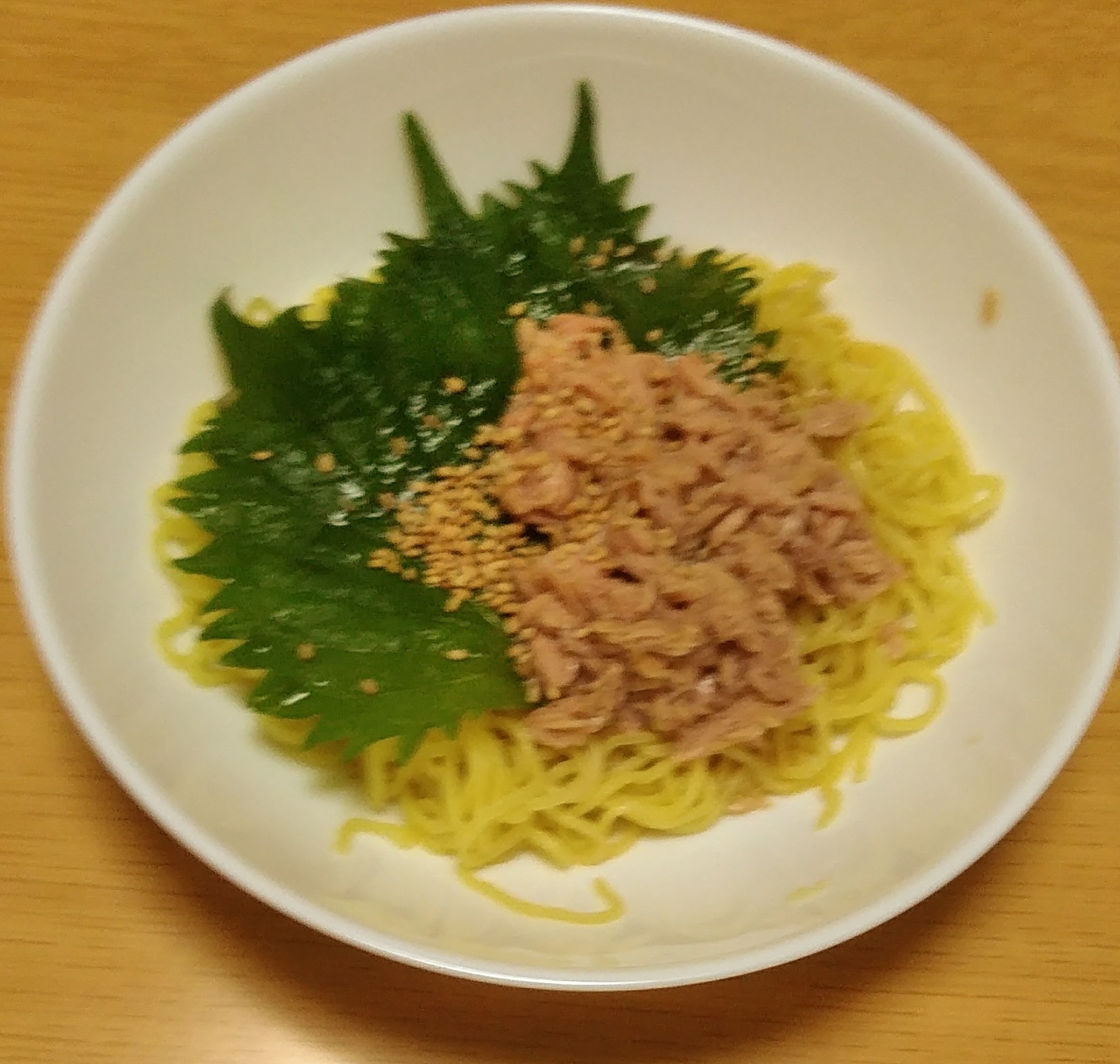 しそツナの冷やし中華