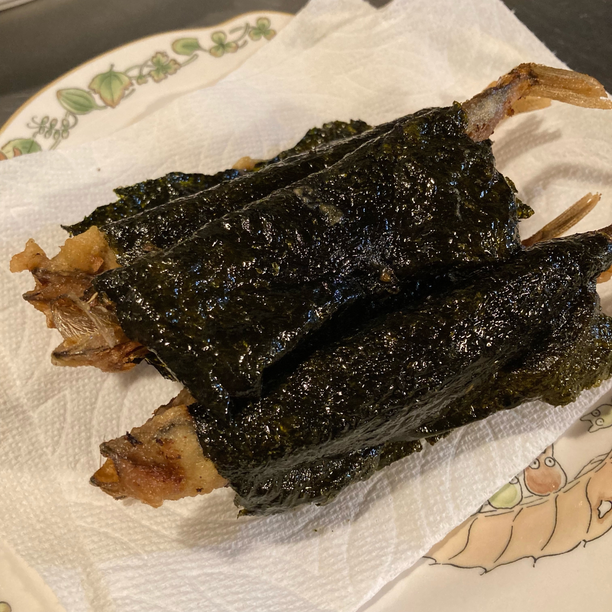 コストコ素材《ししゃもの海苔包み揚げ》