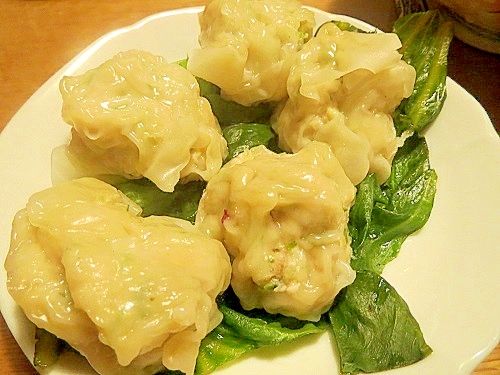 鶏ムネ肉と豆腐のシュウマイ