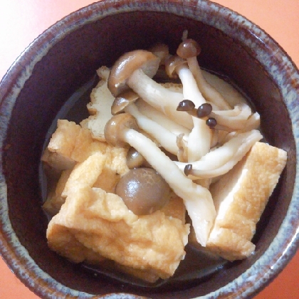 厚揚げ・しめじの煮物