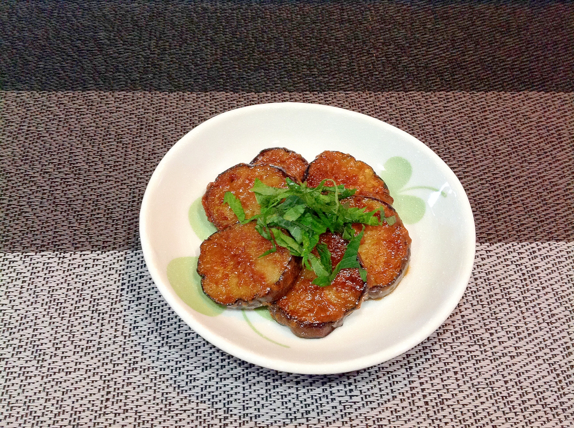 ナスのごま醤油焼き