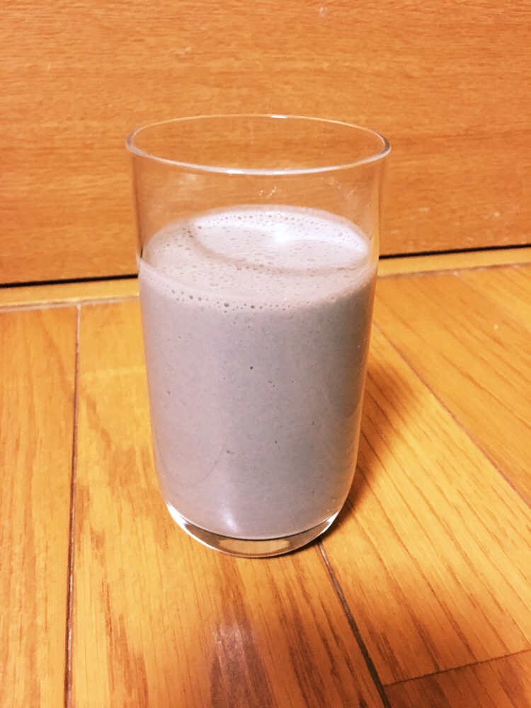 【簡単に健康！】豆乳黒ごまバナナジュース