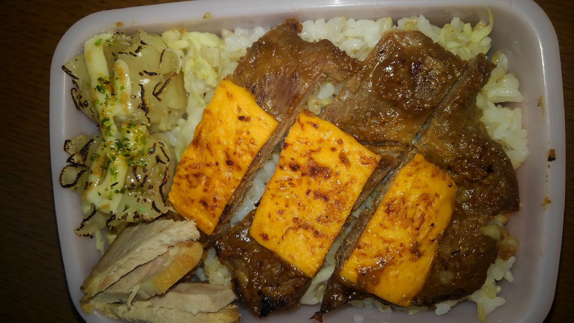 豚肉の味噌照り焼き弁当…さっぱりしょうがご飯