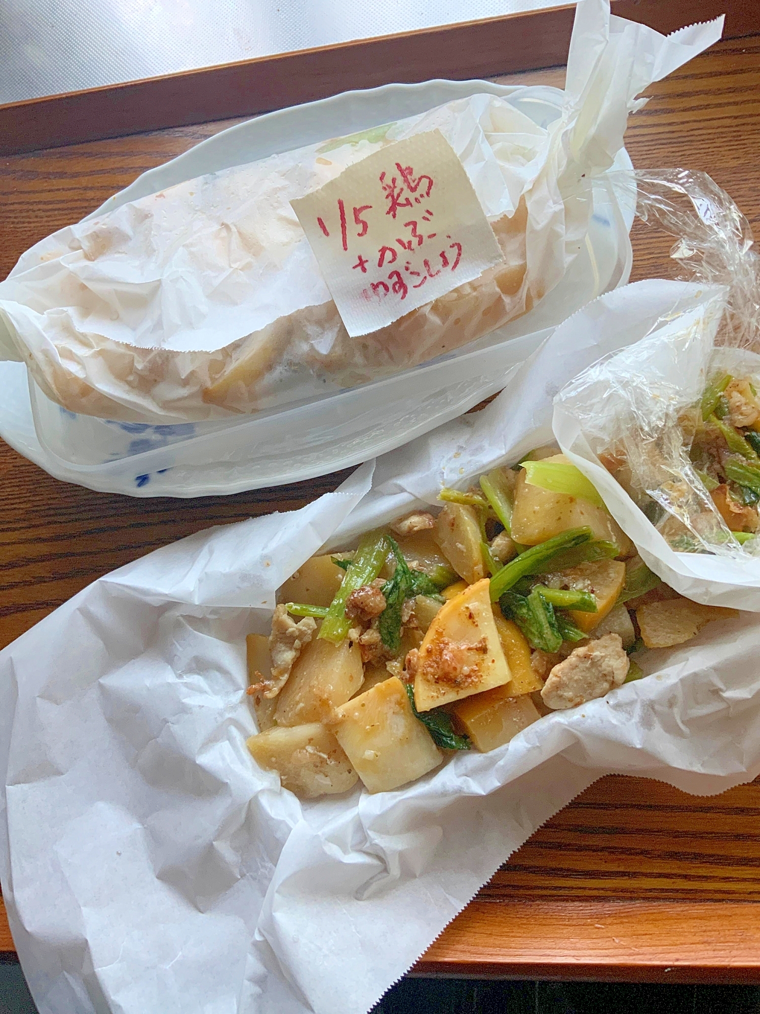 鶏肉Xかぶの柚子胡椒炒め