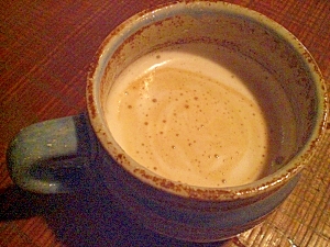 ほっとする味！たっぷりミルクの黒蜜コーヒー