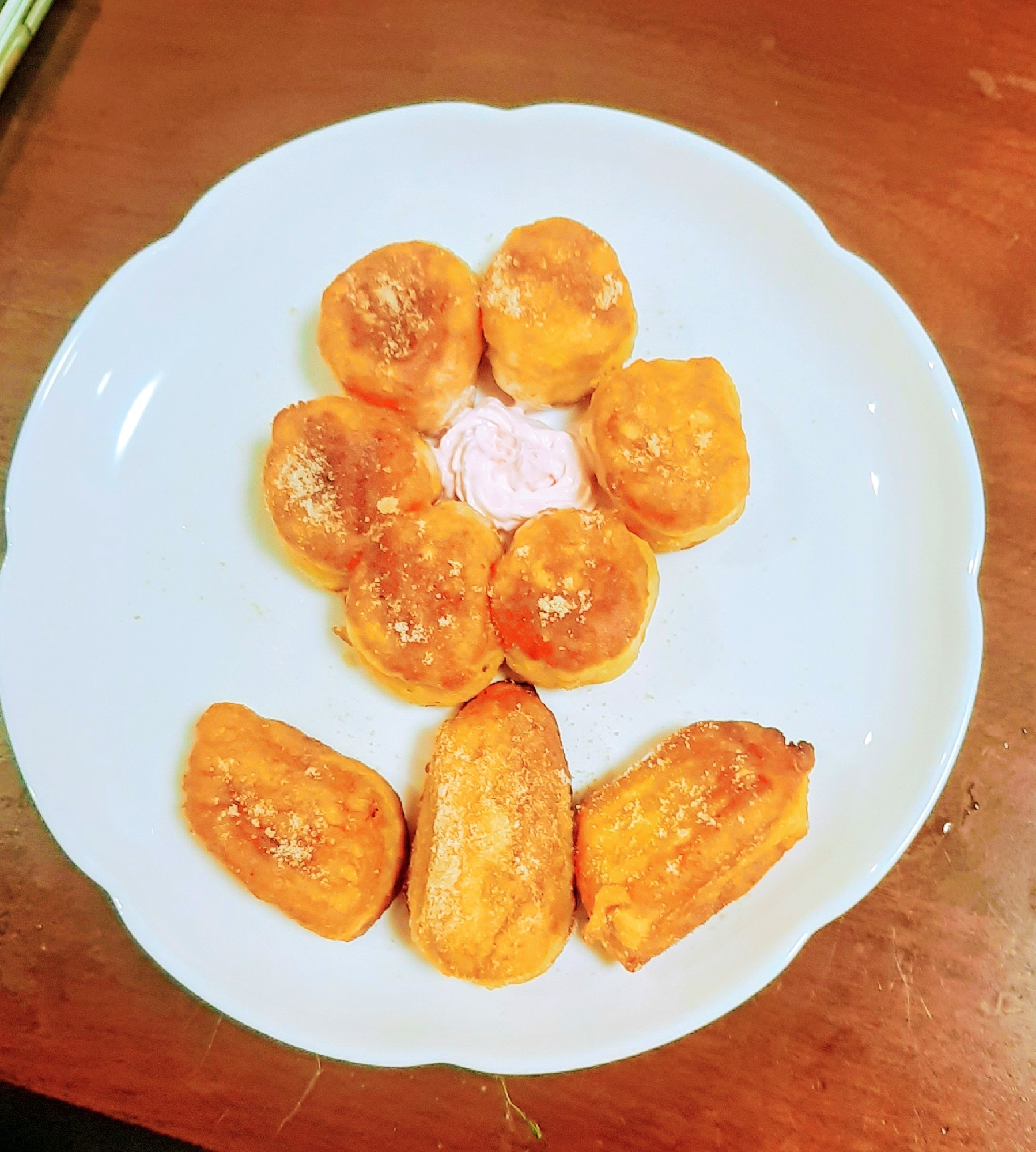 子供と一緒に Hmで豆腐とおからのもちもちドーナツ レシピ 作り方 By はち0176 楽天レシピ