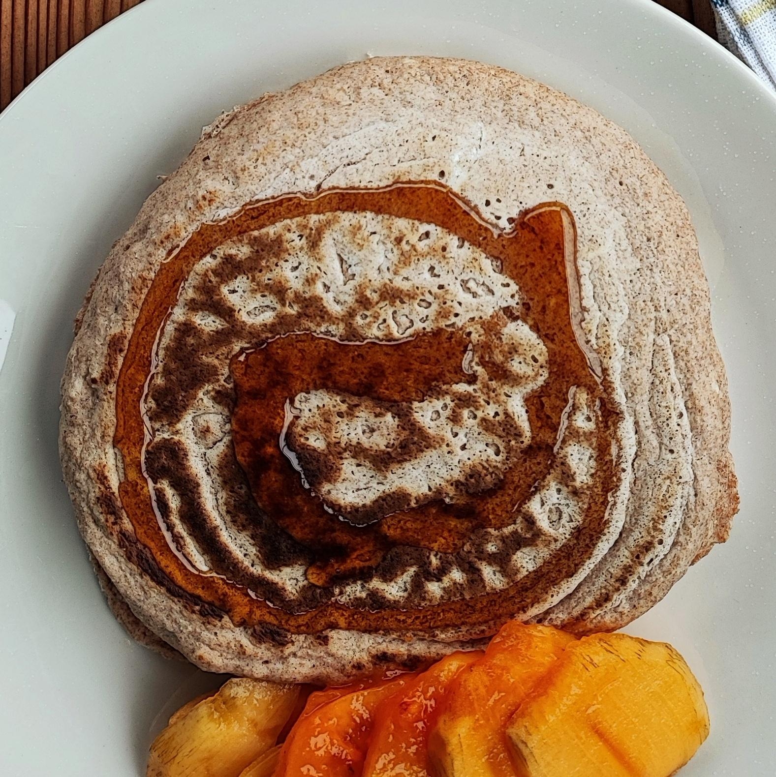 全粒粉入り☆卵なしパンケーキ
