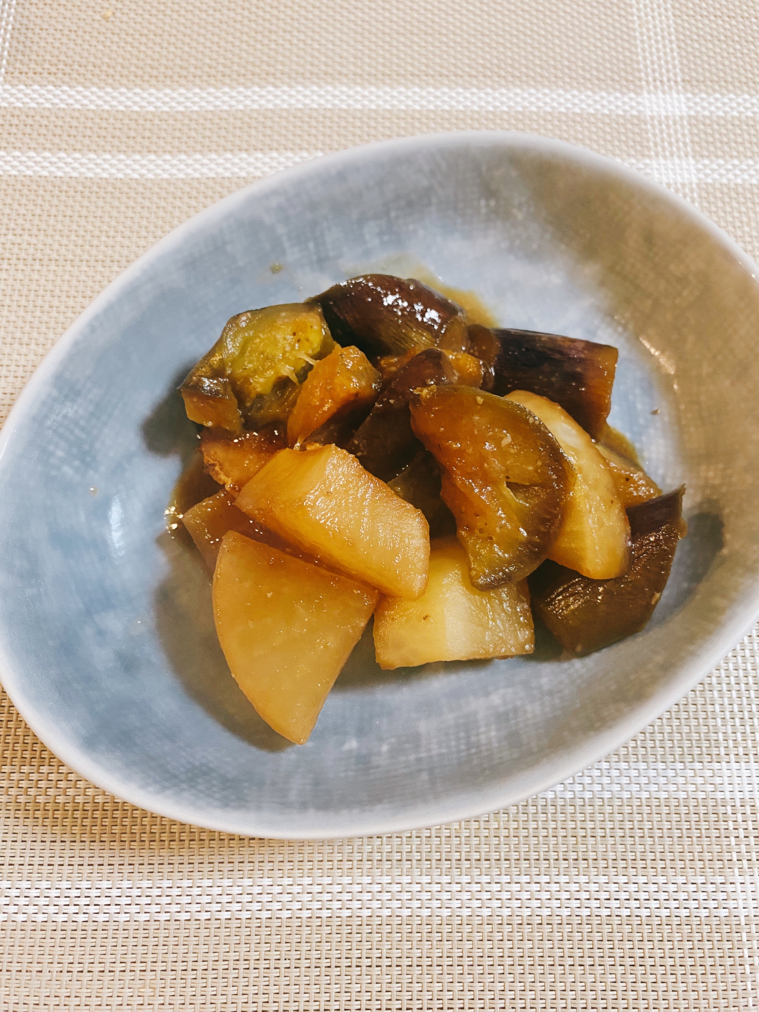 茄子と大根の味噌煮