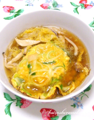 一人分☆余り物のお野菜で和風天津飯