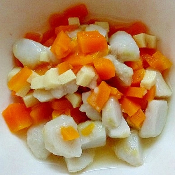 離乳食完了期 高野豆腐と里芋 人参の砂糖しょうゆ煮 レシピ 作り方 By J Mammy 楽天レシピ 離乳食完了期 高野豆腐と里芋 人参の砂糖しょうゆ煮 レシピ 作り方 By J Mammy 楽天レシピ