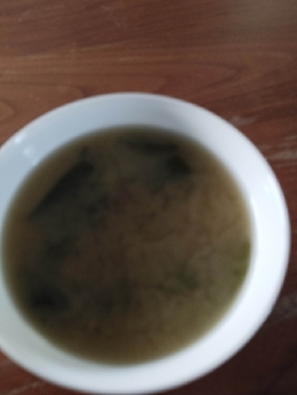 玉ねぎと ほうれん草の おみそ汁