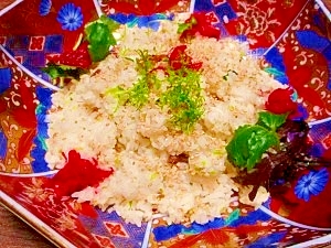 焼き鯖と三つ葉☆混ぜご飯