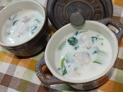 白菜とあさりのクリーム煮