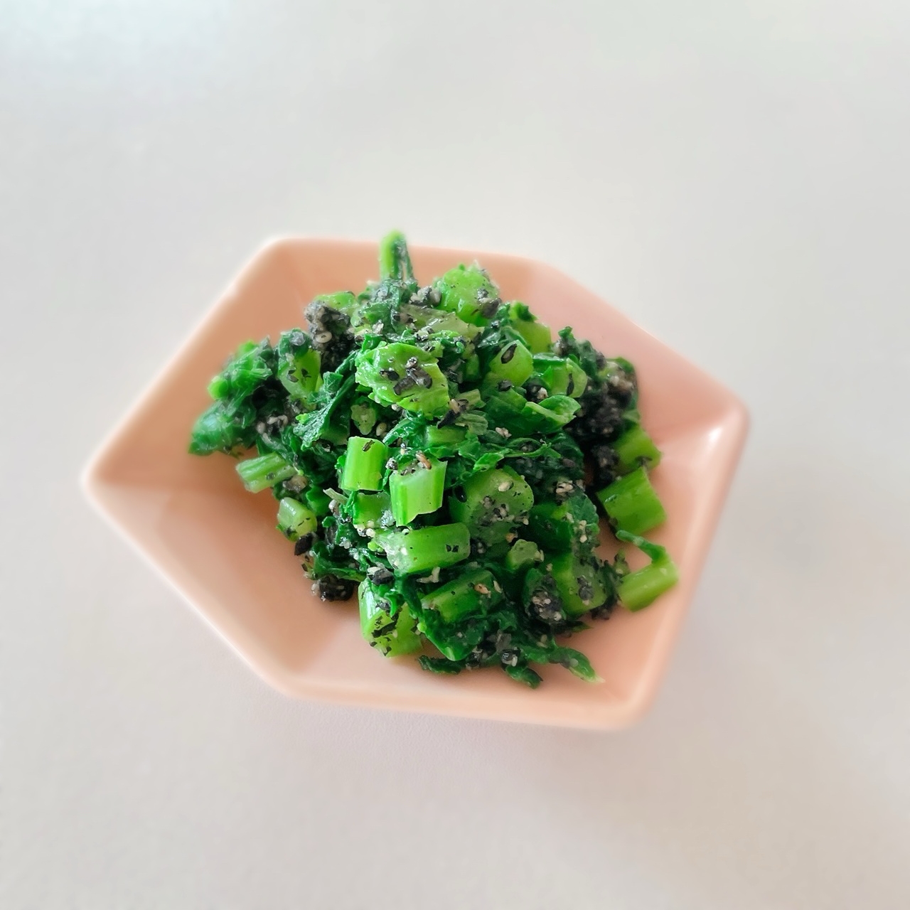 ほんのり甘い！かき菜の胡麻和え