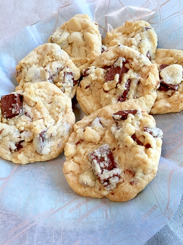 チューイー クセになる卵なしチョコチャンククッキー レシピ 作り方 By Librabo 楽天レシピ