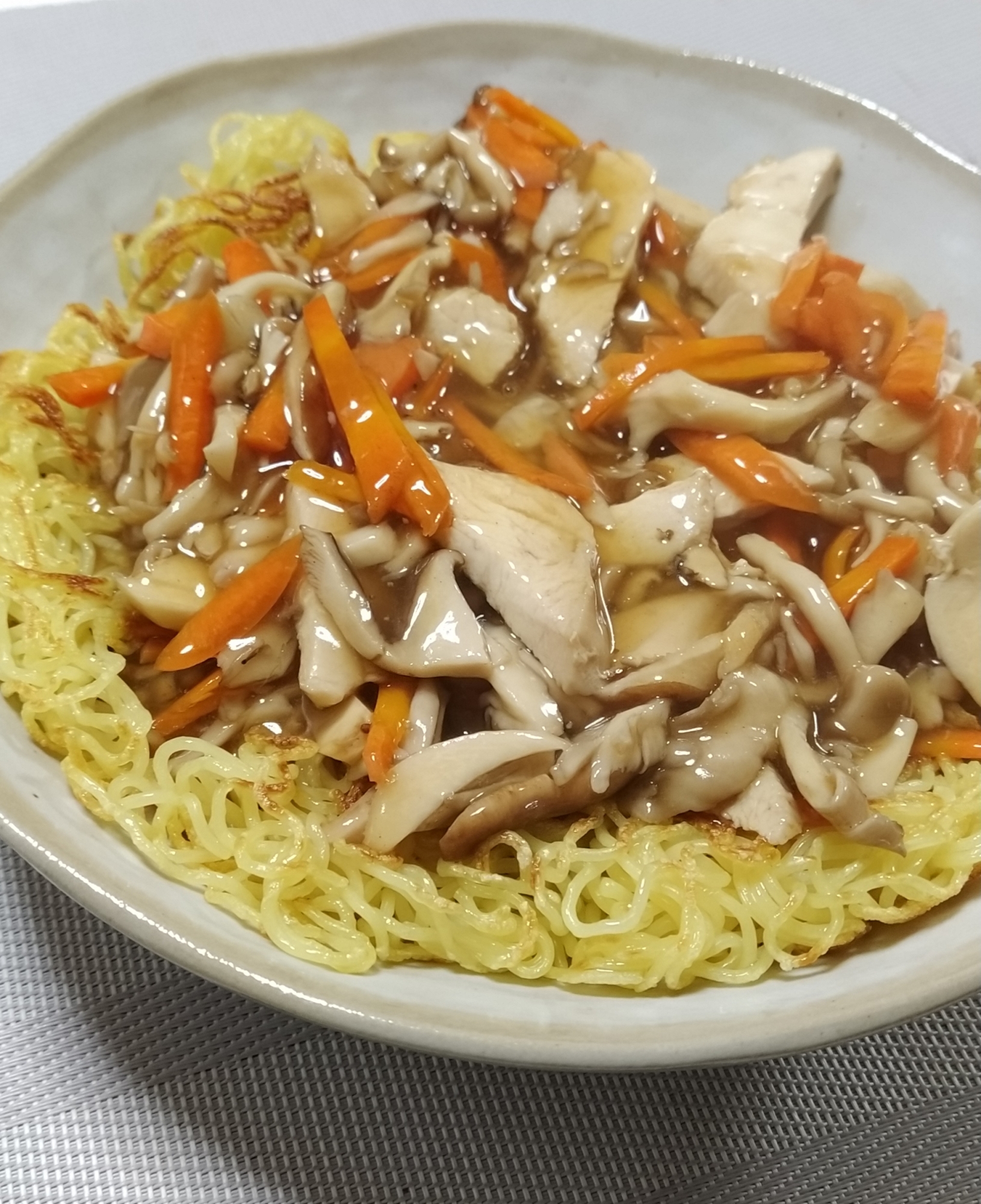 酸辣湯風かた焼きそば レシピ 作り方 By あず 楽天レシピ