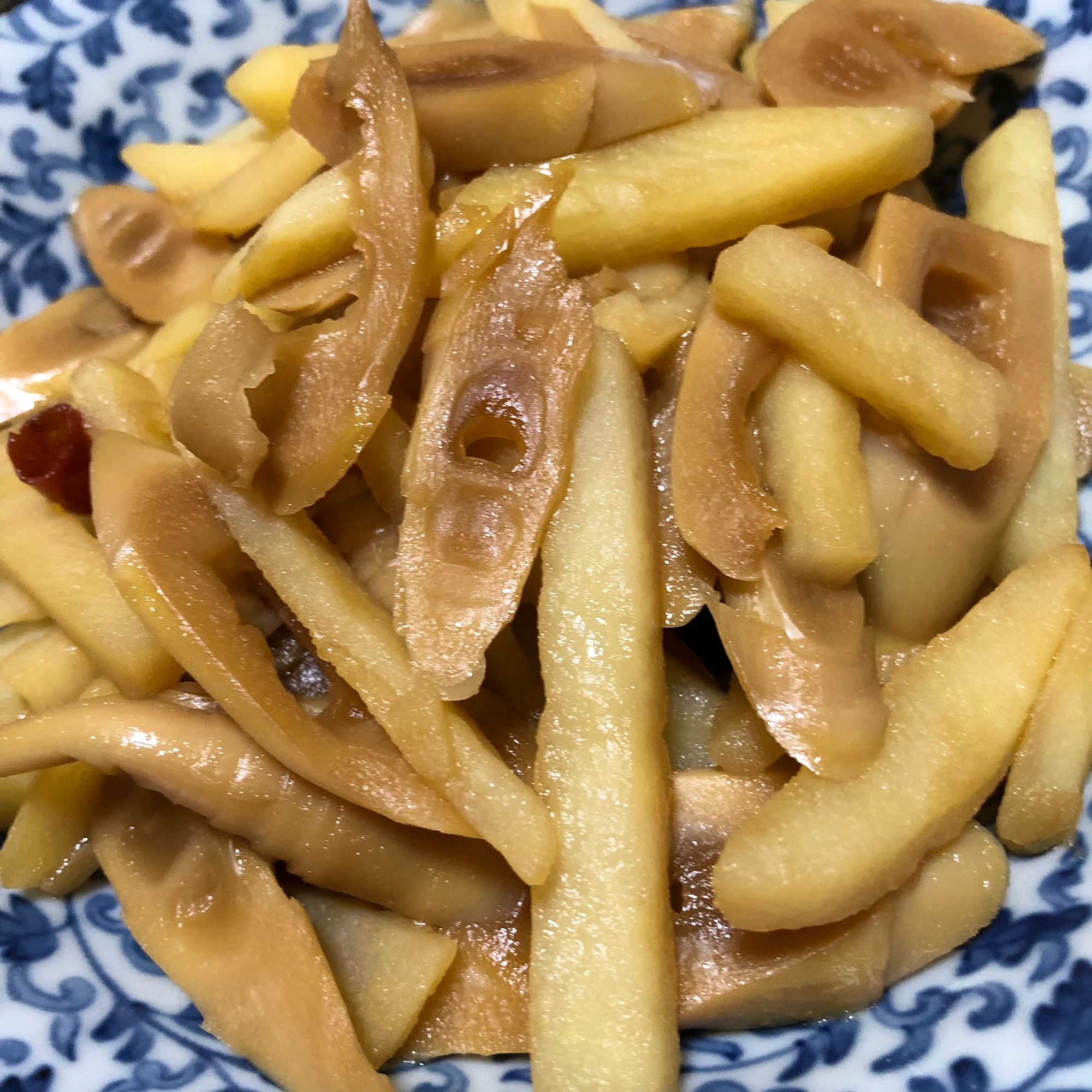 作り置きが出来る篠竹の甘辛煮