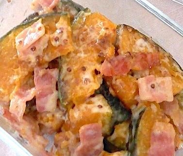 かぼちゃのマヨネーズとクリーム（国産チーズ）あえ