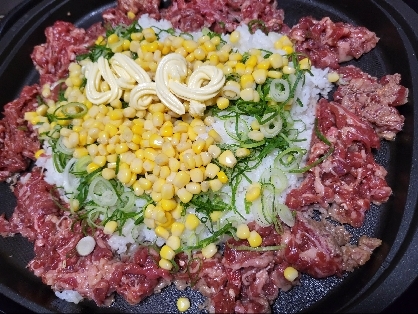 簡単 ホットプレートでペッパーランチ風