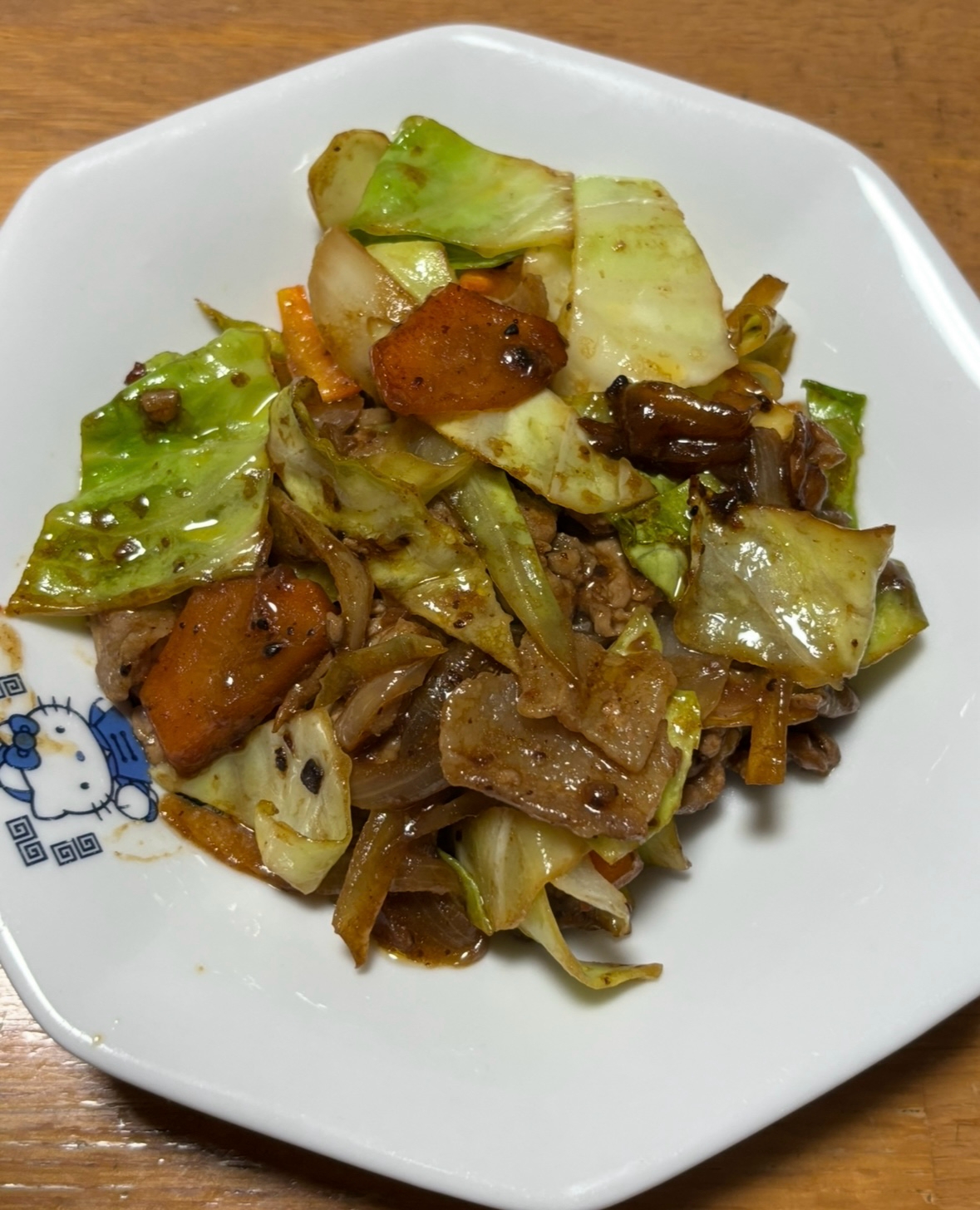 野菜多めの回鍋肉