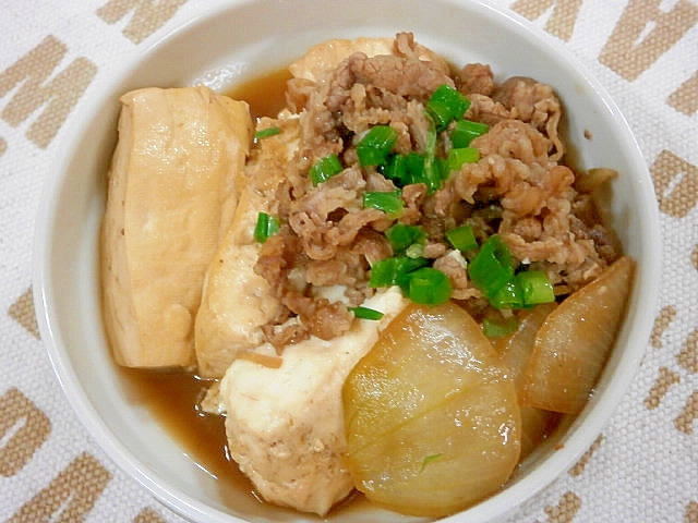 牛肉と豆腐の煮物