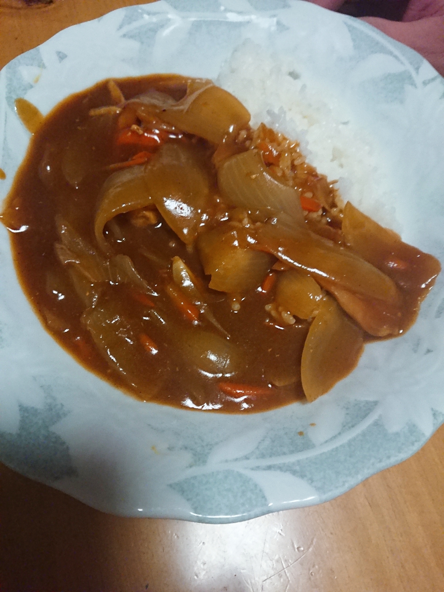 じゃが芋抜きカレーライス