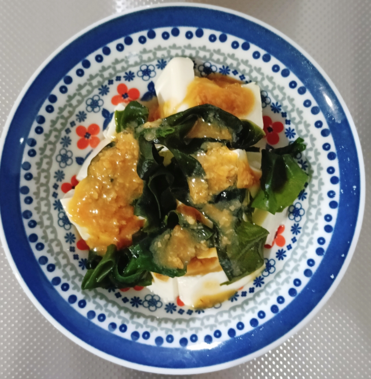 【サッパリ！】豆腐とワカメの酢味噌和え