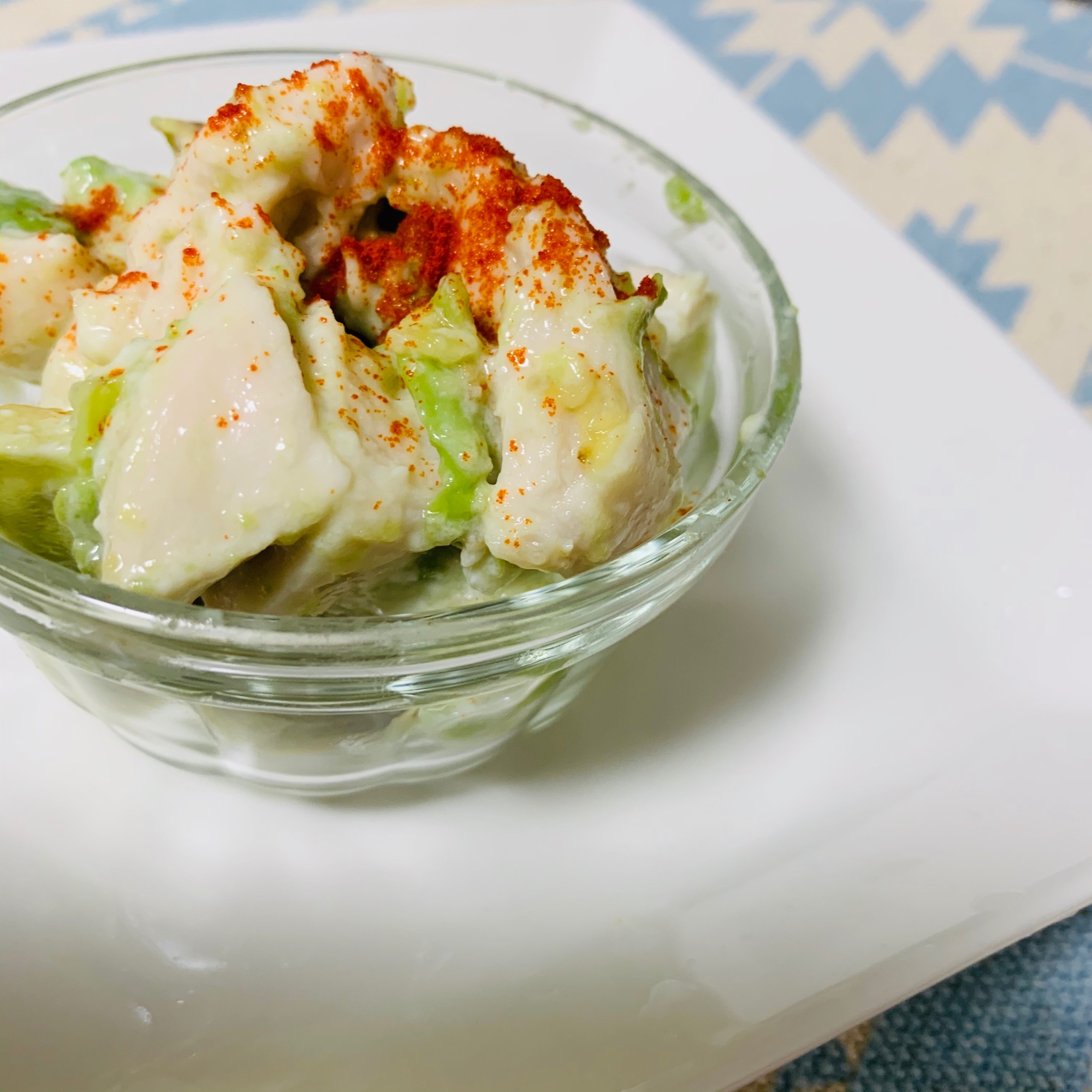 ダイエット女子必見!サラダチキンのヨーグルトあえ