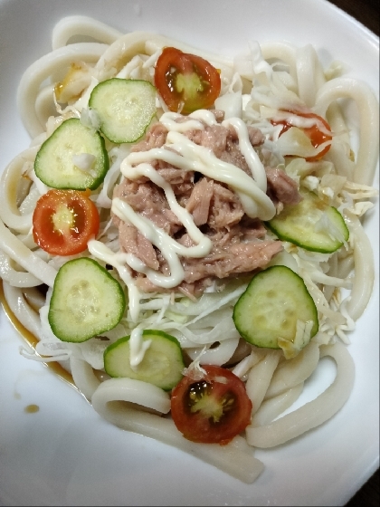 こんにちは。夏キャベツですが、サラダうどんひんやり美味しくできました。レシピ有難うございました。