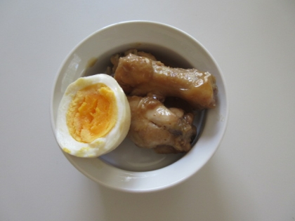 鶏手羽元と卵のさっぱり煮