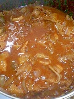豚肉のハヤシライスソース