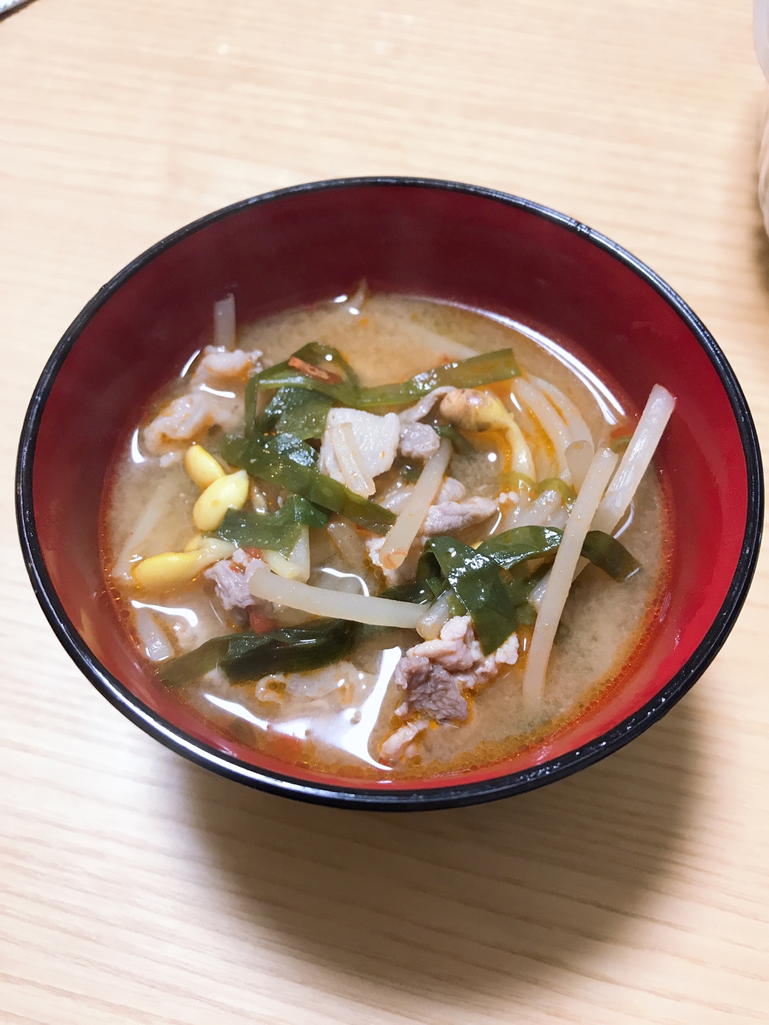 豆板醤が大活躍★ 韓国風スープ